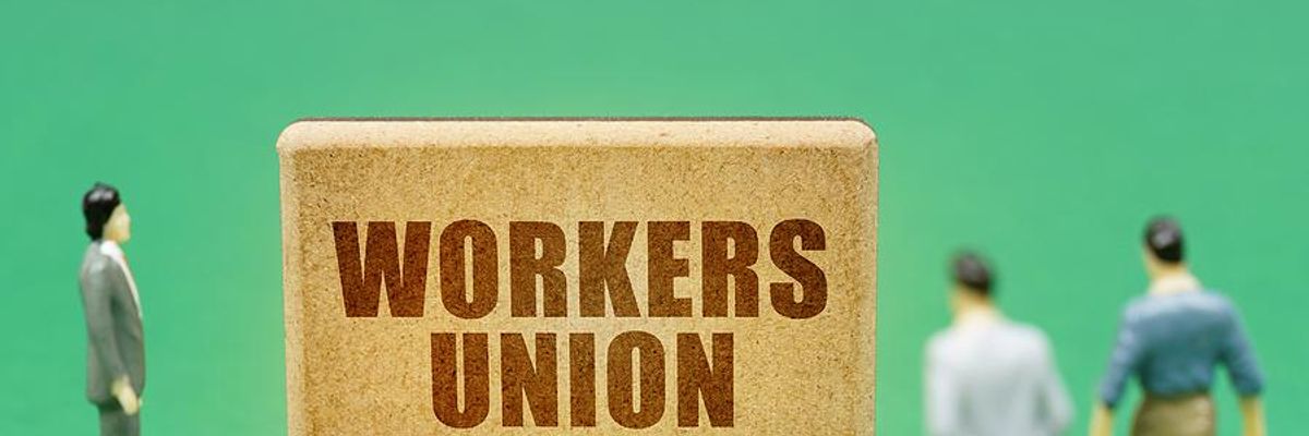 Workers union, labor union concept