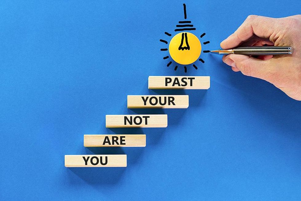 "you are not your past" graphic