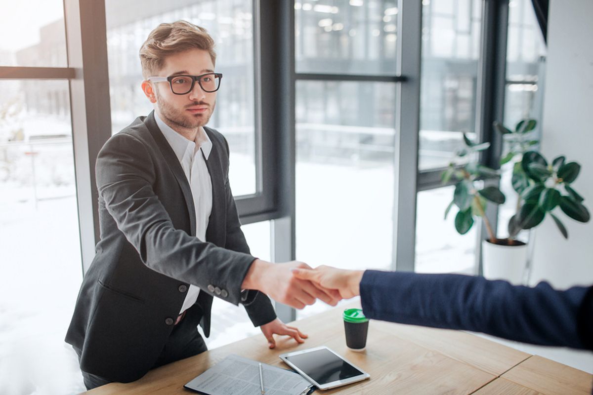 Young employee tries to fix his bad first impression at work