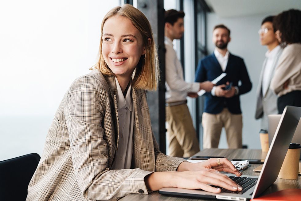 Young executive works on building her personal brand