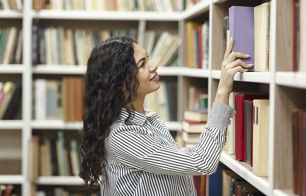 Young librarian