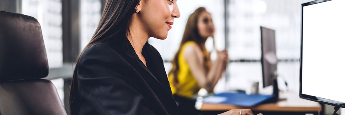 Young professional works to fix some major resume mistakes.